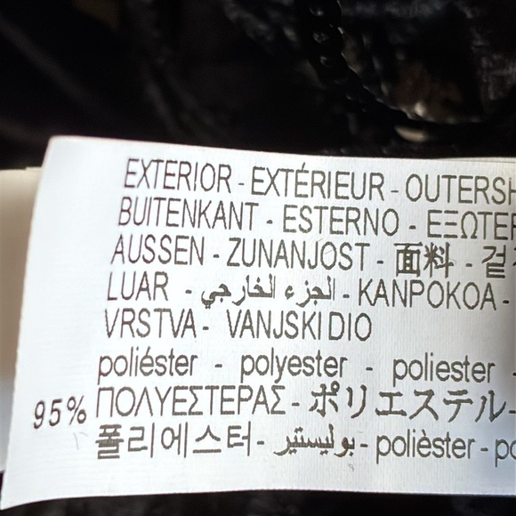 NWT. Zara Black Velvet Fringe and Sequin Mini Dress. Size M. - Picture 9 of 10